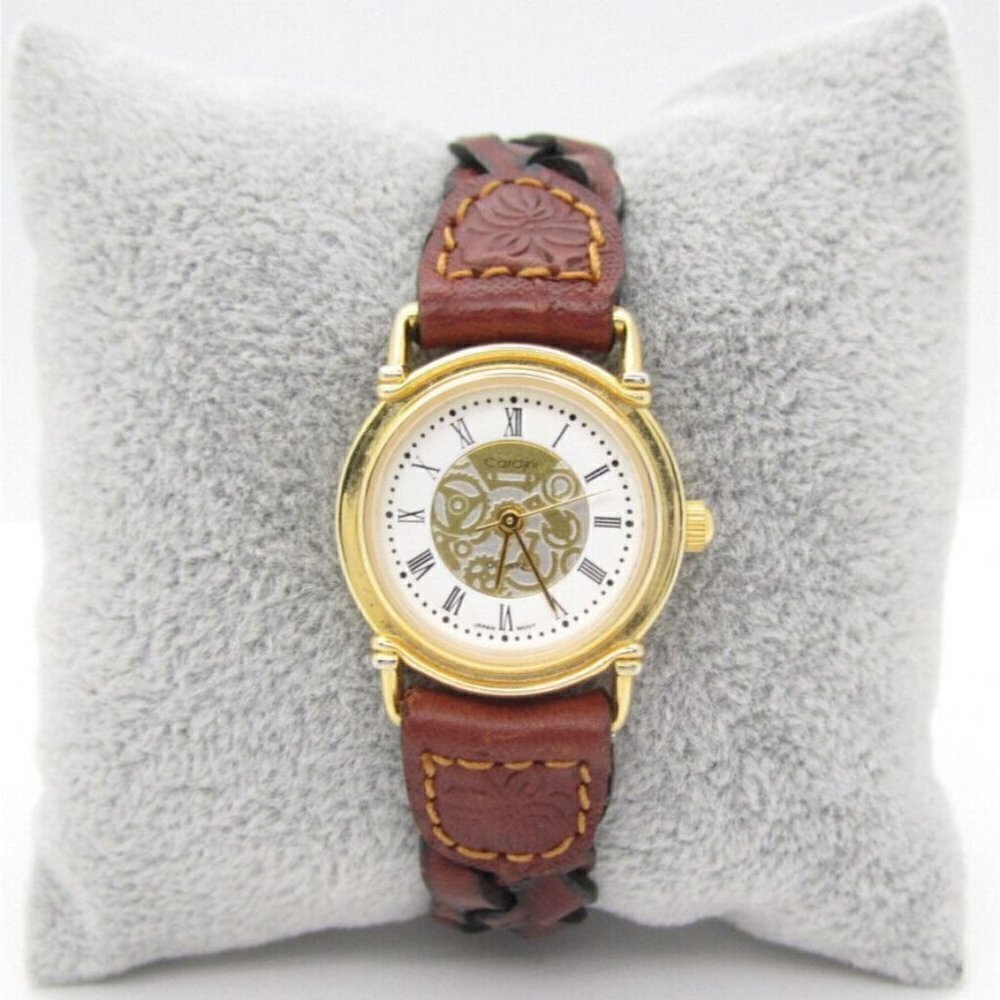 Women Cardini‎ Quartz WR Analog 25mm Dial Causal Round Watch (F621)
